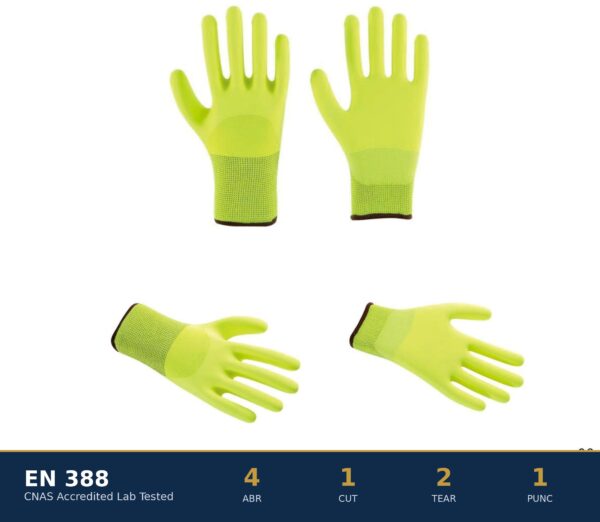 Cut-Protection Work Gloves 13G – MicroFoam Nitrile Coated