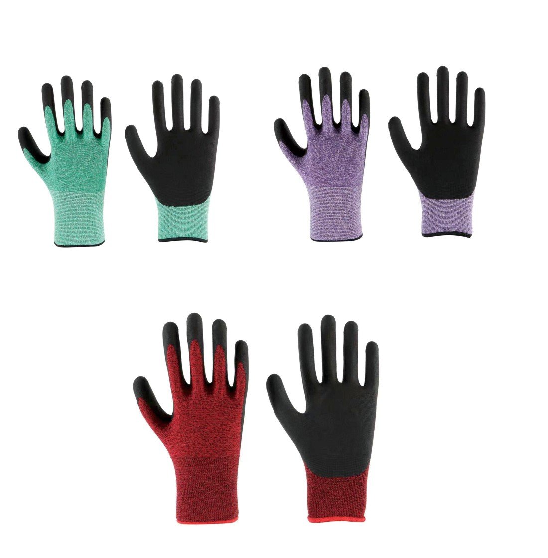 Lightweight nitrile-coated gardening gloves